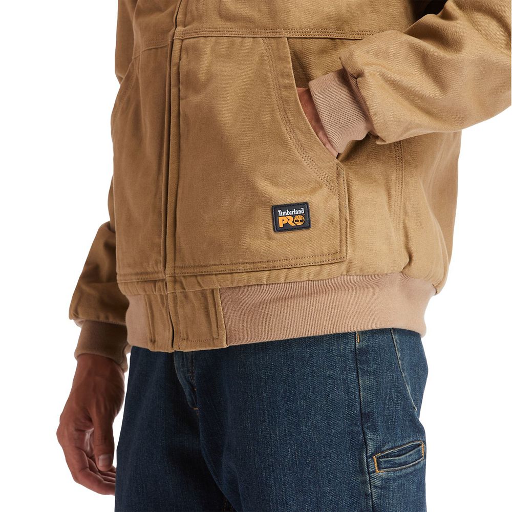 Jaqueta Masculino - Timberland Pro® Gritman Lined, Hooded Lona - CIMAO5816 - Marrom